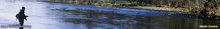 Trout fishing the tail of Rock Pool