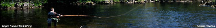 Trout fishing the Upper River Tummel
